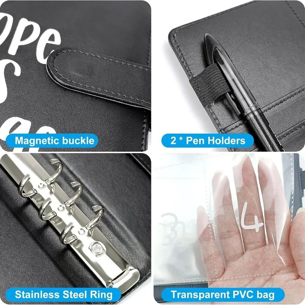 2 pack 100 Envelope Challenge Binder Save $5050 Goals 100 Day Savings Challenge